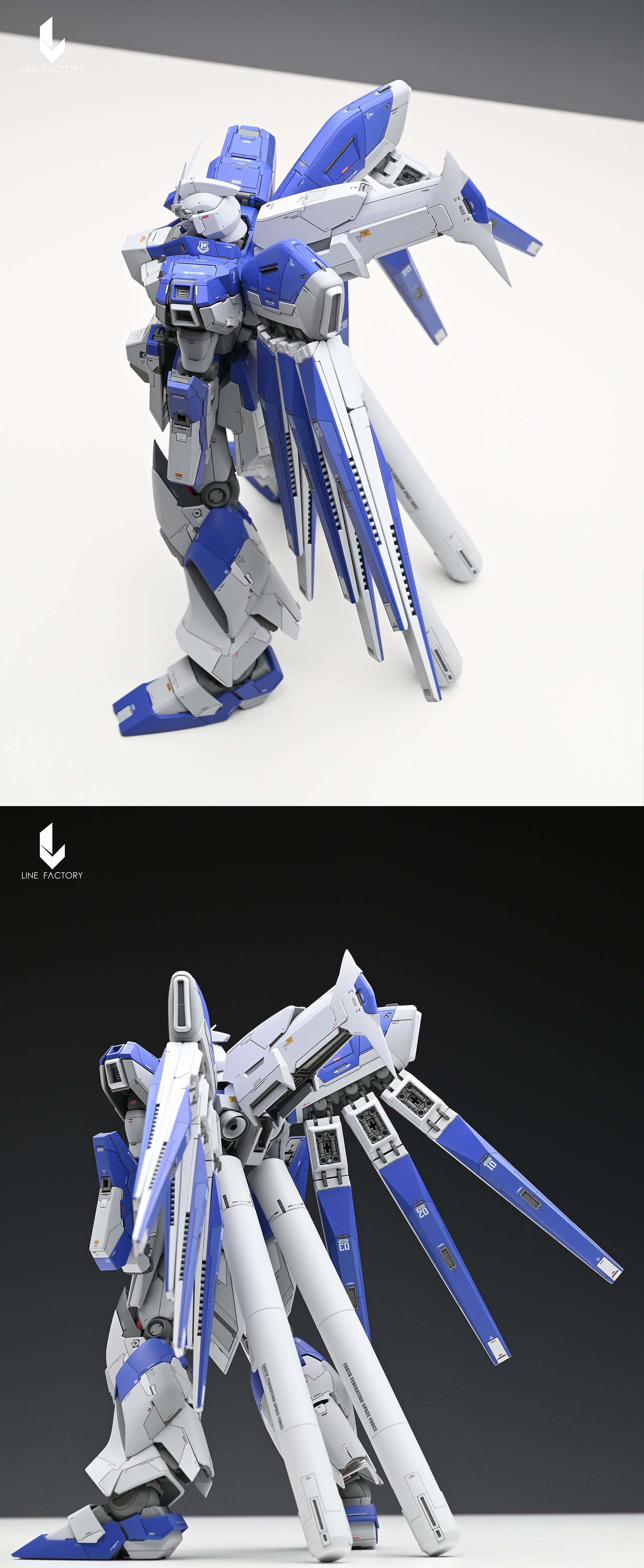 Line Factory - Resin Conversion Kits for MG Hi-ν Gundam Ver Ka.
