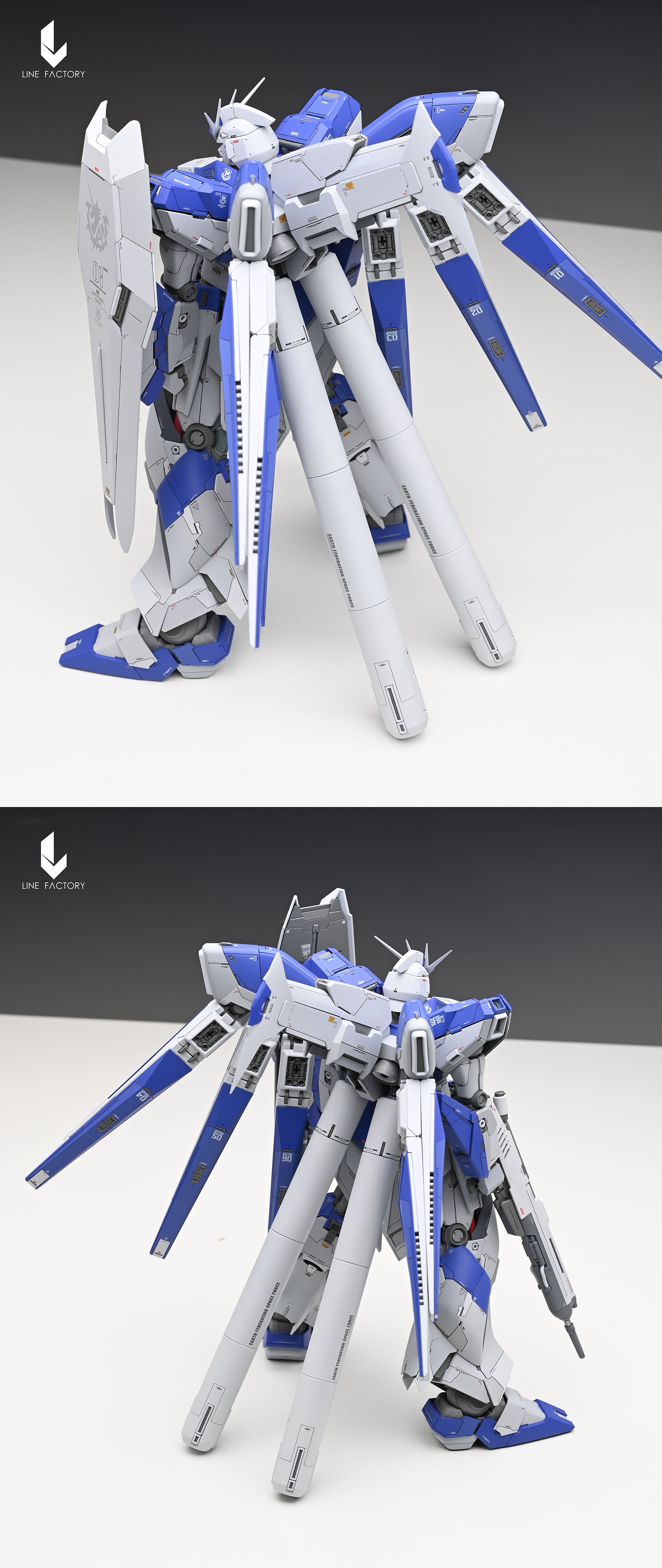 Line Factory - Resin Conversion Kits for MG Hi-ν Gundam Ver Ka.