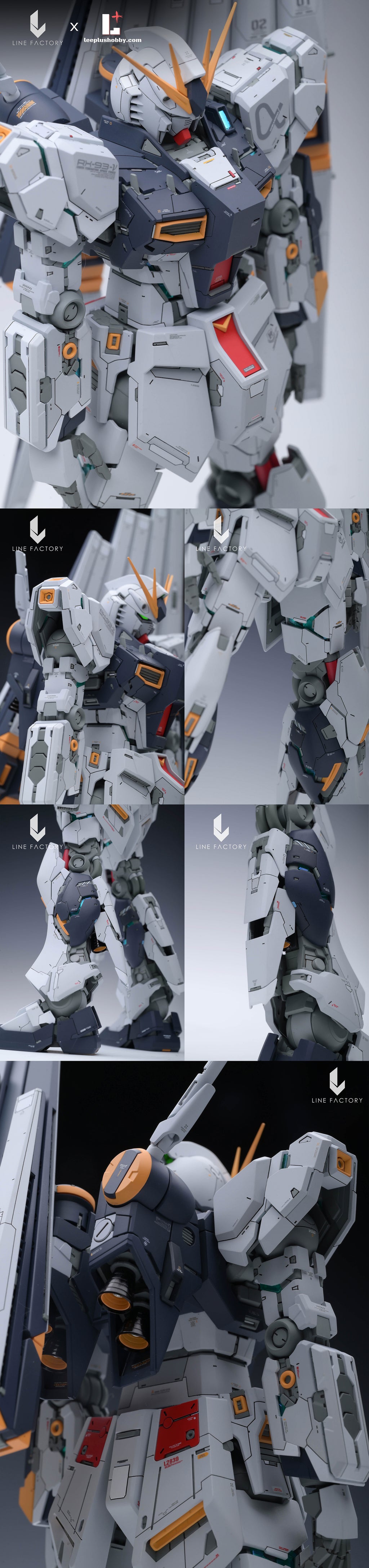 Line Factory - Resin Conversion Kits for MG ν Gundam Ver Ka.