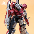 Modeling Robber 1/100 MSZ-006 Z Plus A1 resin kit — red and white painted upper-body view