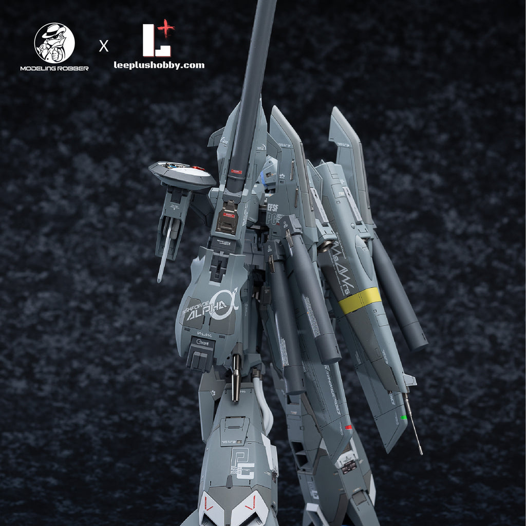 Modeling Robber 1/100 MSZ-006 Z Plus C1 resin kit — full-body rear three-quarter view