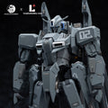 Modeling Robber 1/100 MSZ-006 Z Plus C1 resin kit — blue-grey head, chest and waist close-up