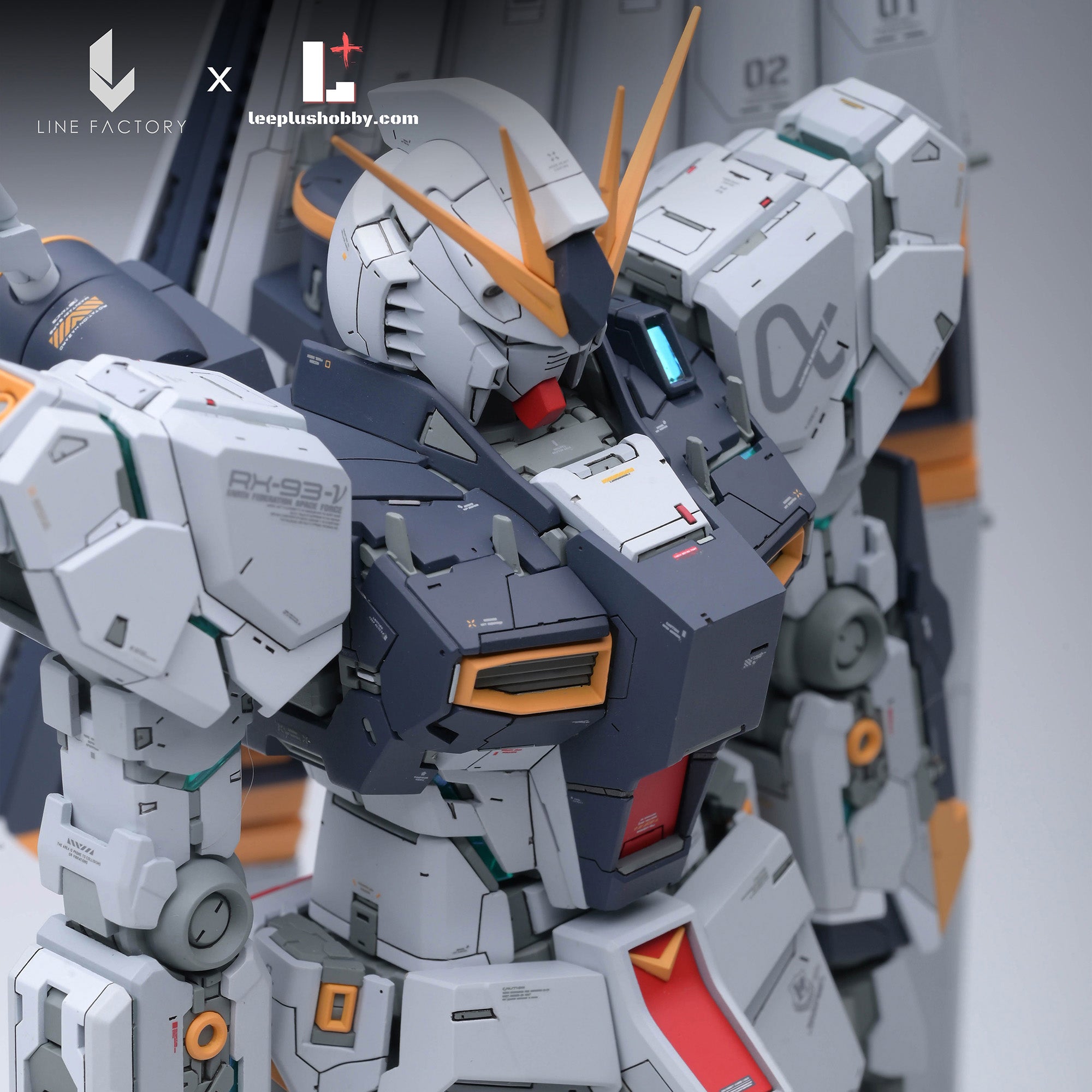 Line Factory - Resin Conversion Kits for MG ν Gundam Ver Ka.