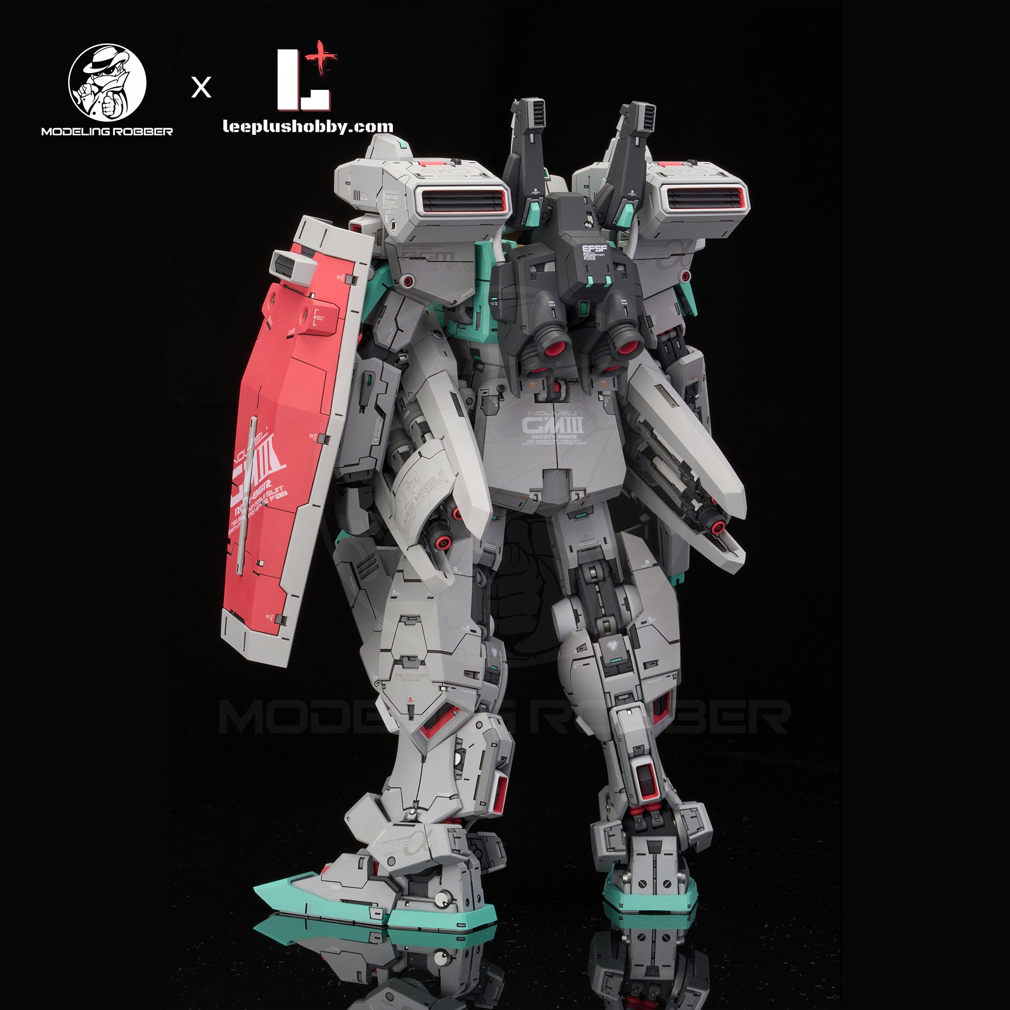 Modeling Robber 1/100 RGM-86R GM III full resin kit detail view 13