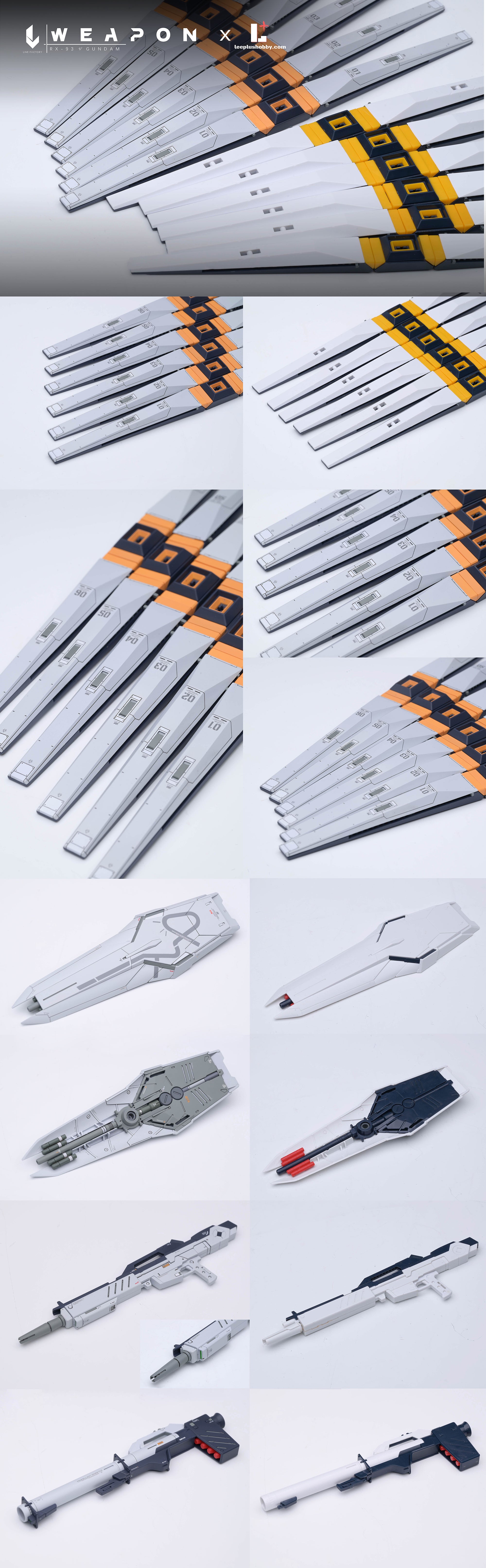Line Factory - Resin Conversion Kits for MG ν Gundam Ver Ka.