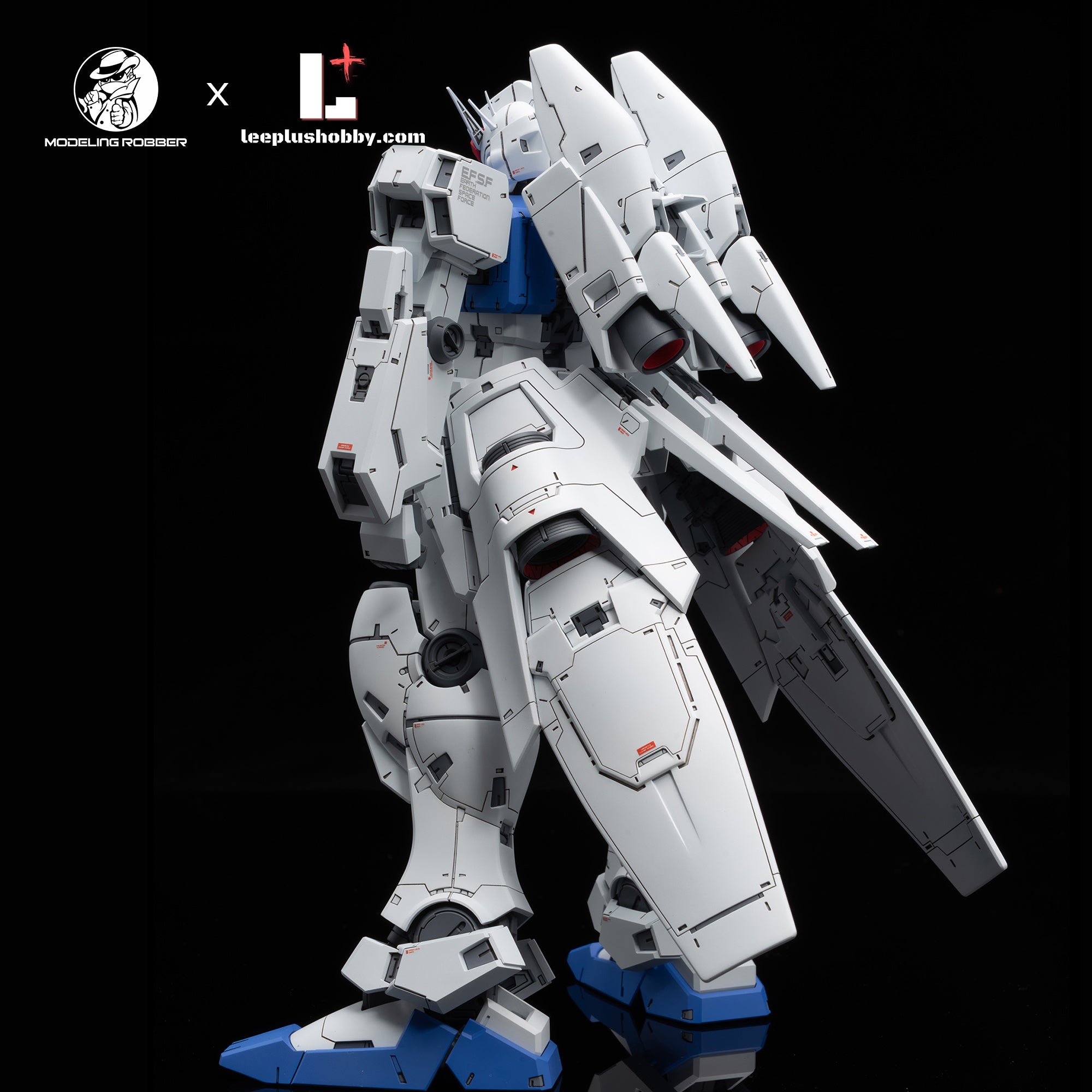 Modeling Robber RX-78GP03S Gundam Stamen resin kit detail view 4