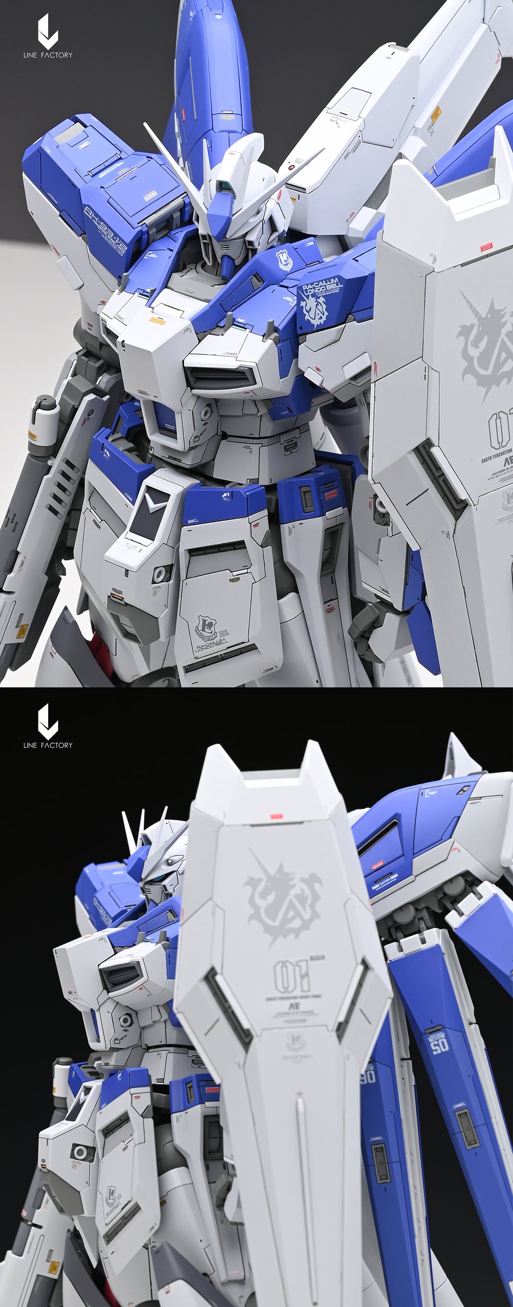 Line Factory - Resin Conversion Kits for MG Hi-ν Gundam Ver Ka.