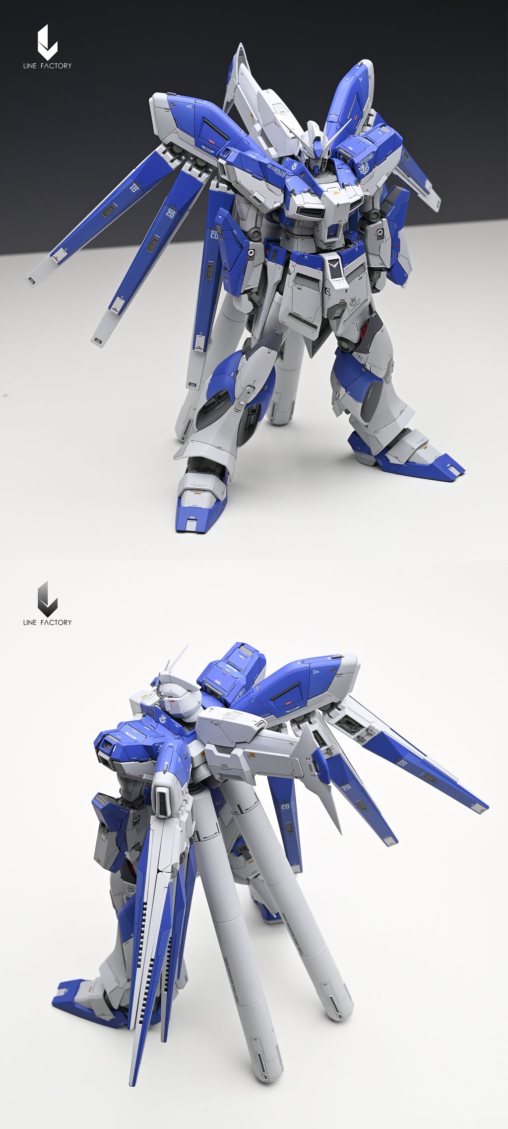 Line Factory - Resin Conversion Kits for MG Hi-ν Gundam Ver Ka.