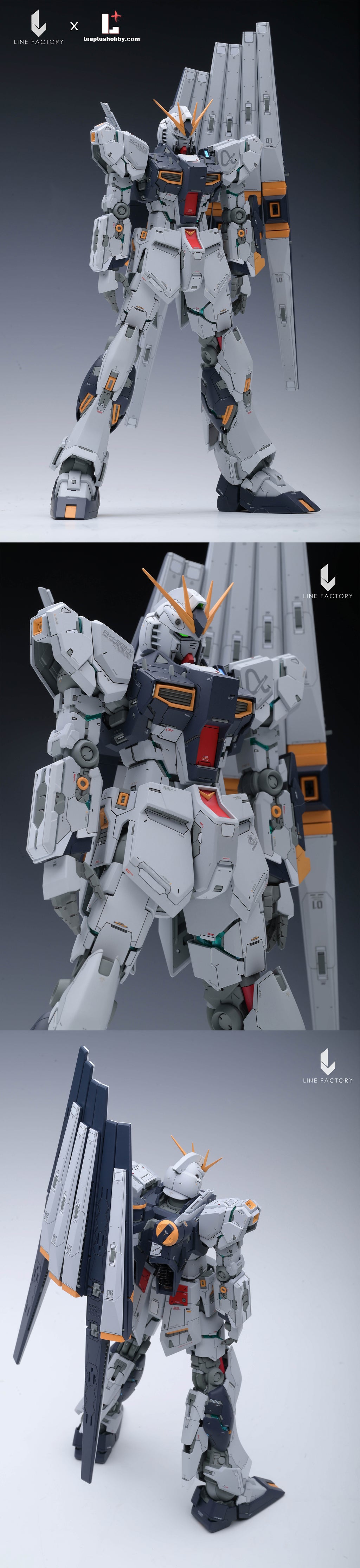 Line Factory - Resin Conversion Kits for MG ν Gundam Ver Ka.