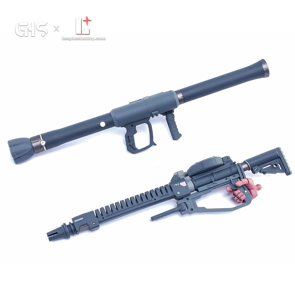GHS MG 1/100 MS-06S Zaku Ver. 2.0 conversion — bazooka and rifle displayed separately