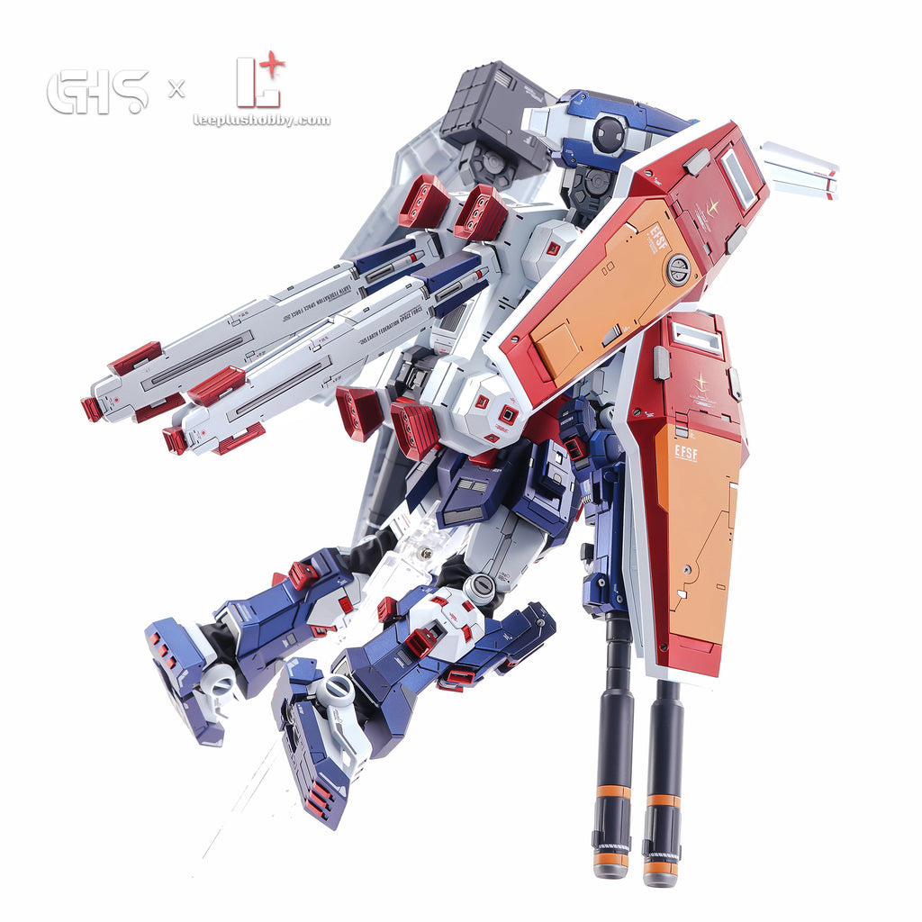GHS MG 1/100 FA-78 Full Armor Gundam Ver.Ka conversion — rear flying pose with extended backpack equipment