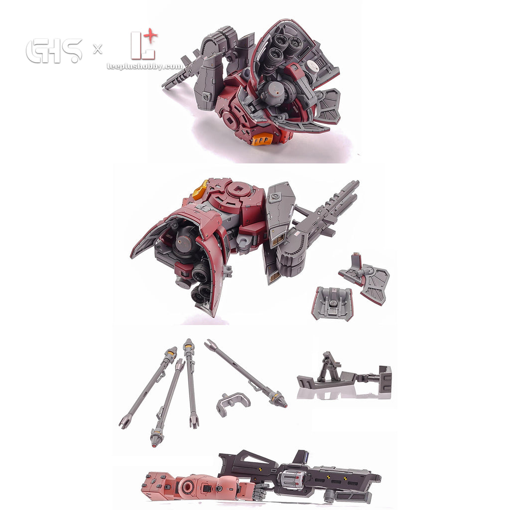 GHS 1/100 MSK-008 Dijeh Char's Custom resin kit — torso and detached mechanical components
