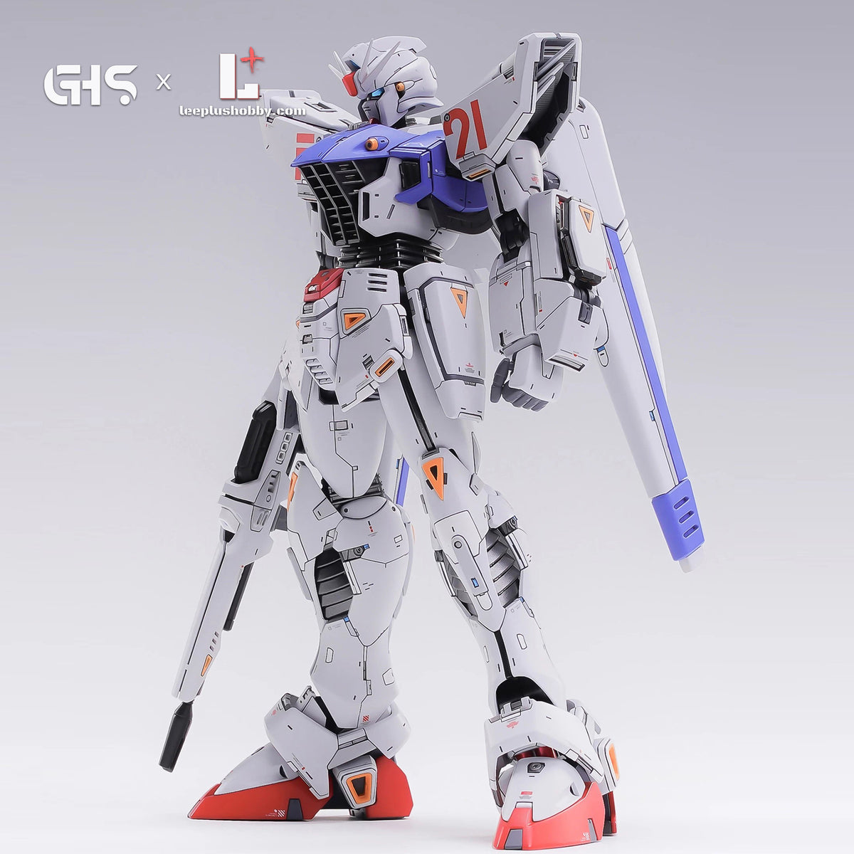 GHS MG 1/100 F91 Gundam Ver. 2.0 conversion — full-body standing front view