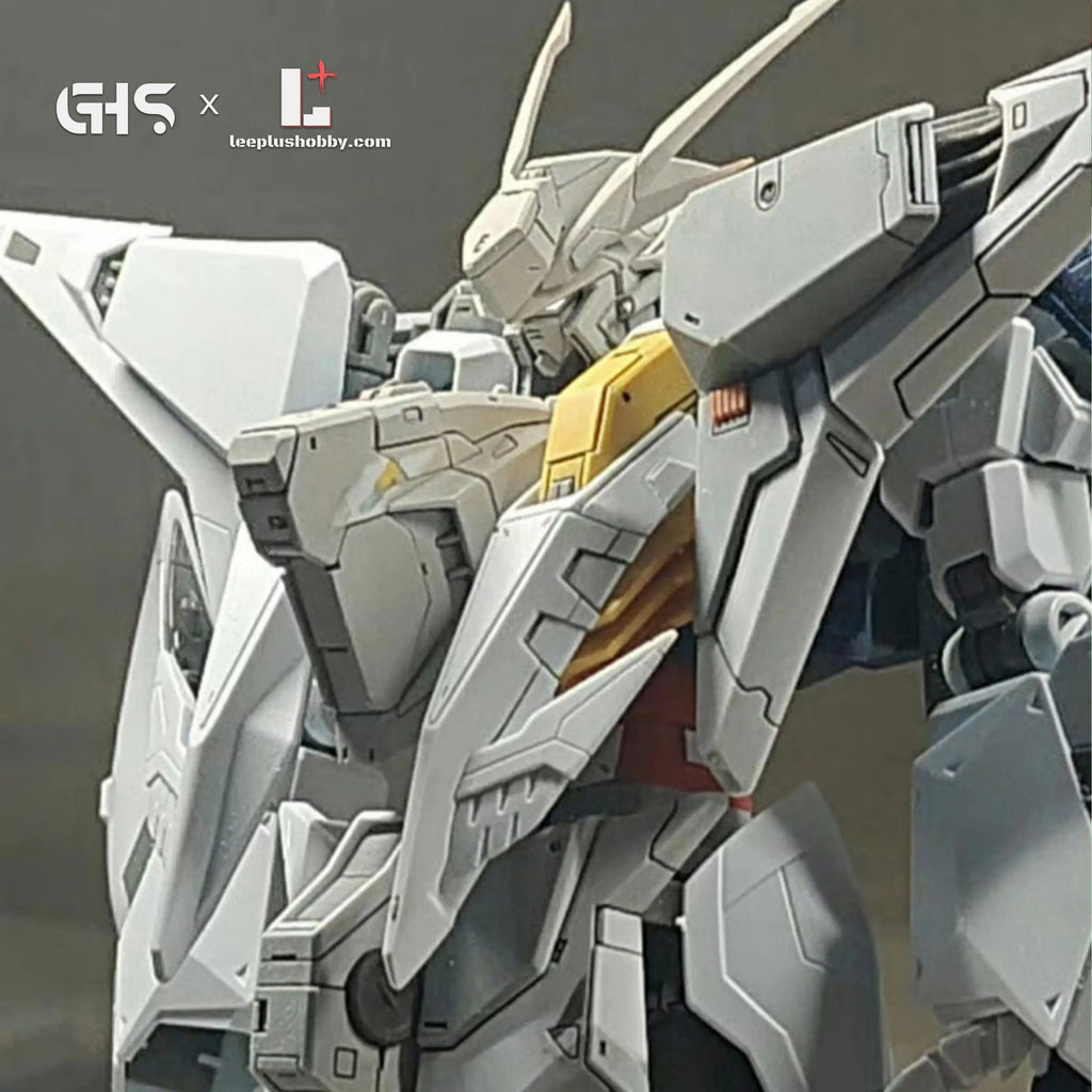 GHS HG 1/144 RX-105 Xi Gundam conversion — unpainted upper-body assembly with chest vents