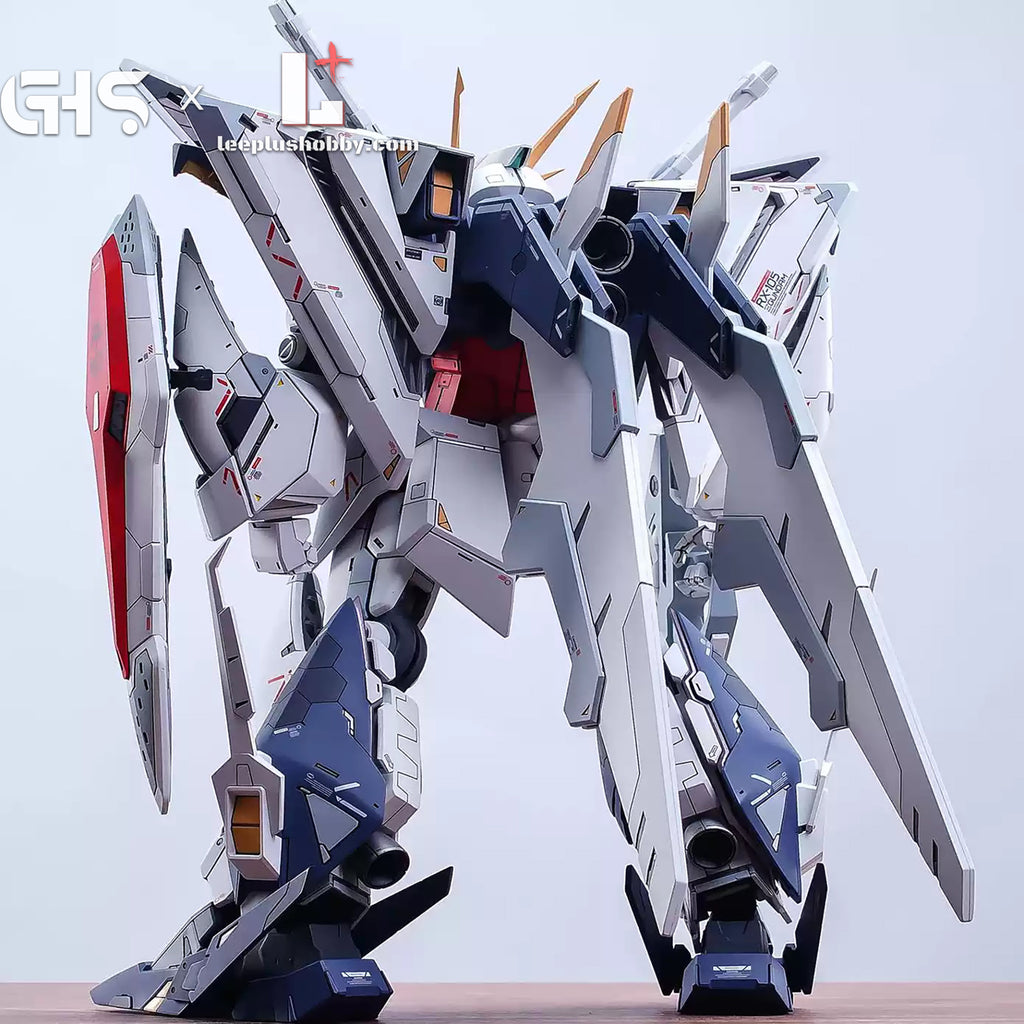 GHS HG 1/144 RX-105 Xi Gundam conversion — full-body rear view