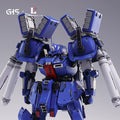 GHS 1/100 RMS-14 Xeku-Eins resin kit — blue-painted upper body with shoulder equipment