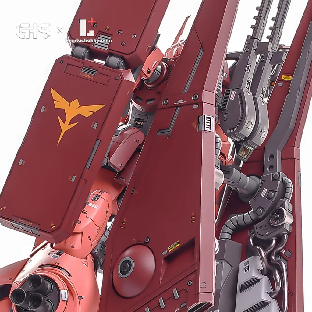 GHS 1/100 MSK-008 Dijeh Char's Custom resin kit — backpack mechanical detail and shoulder shield