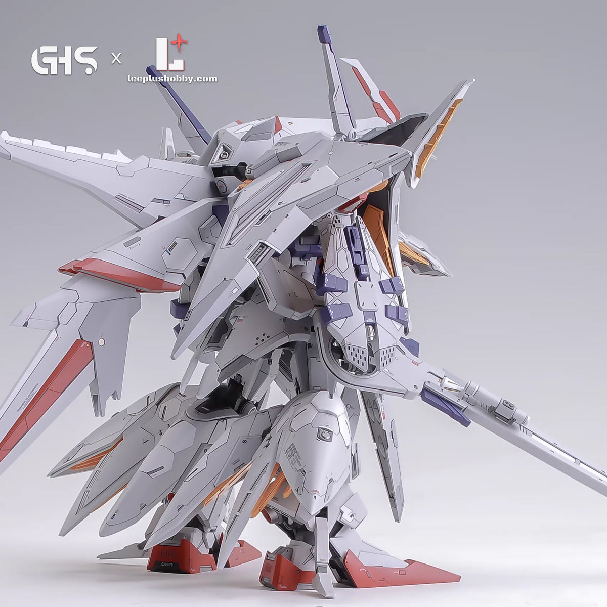 GHS HG 1/144 RX-104FF Penelope conversion — rear three-quarter view of wing and backpack armour