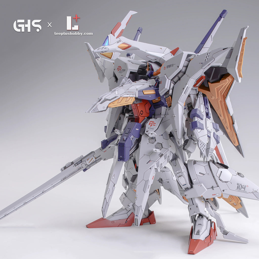 GHS HG 1/144 RX-104FF Penelope conversion — painted model with flight equipment and rifle