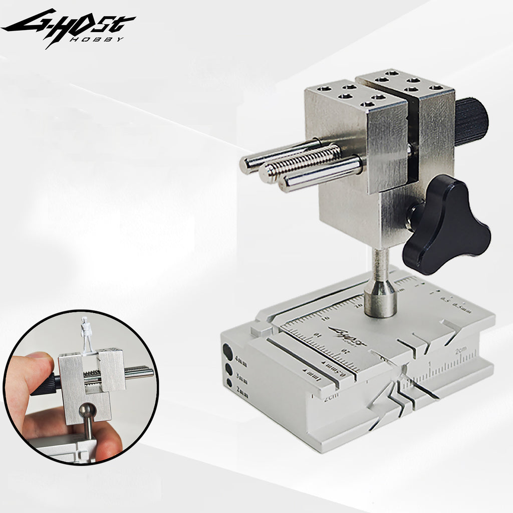 G-Host Multi-Purpose Precision Bench Vise Set, DX Version — assembled metal vise with adjustable base
