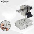 G-Host Multi-Purpose Precision Bench Vise Set, DX Version — assembled metal vise with adjustable base