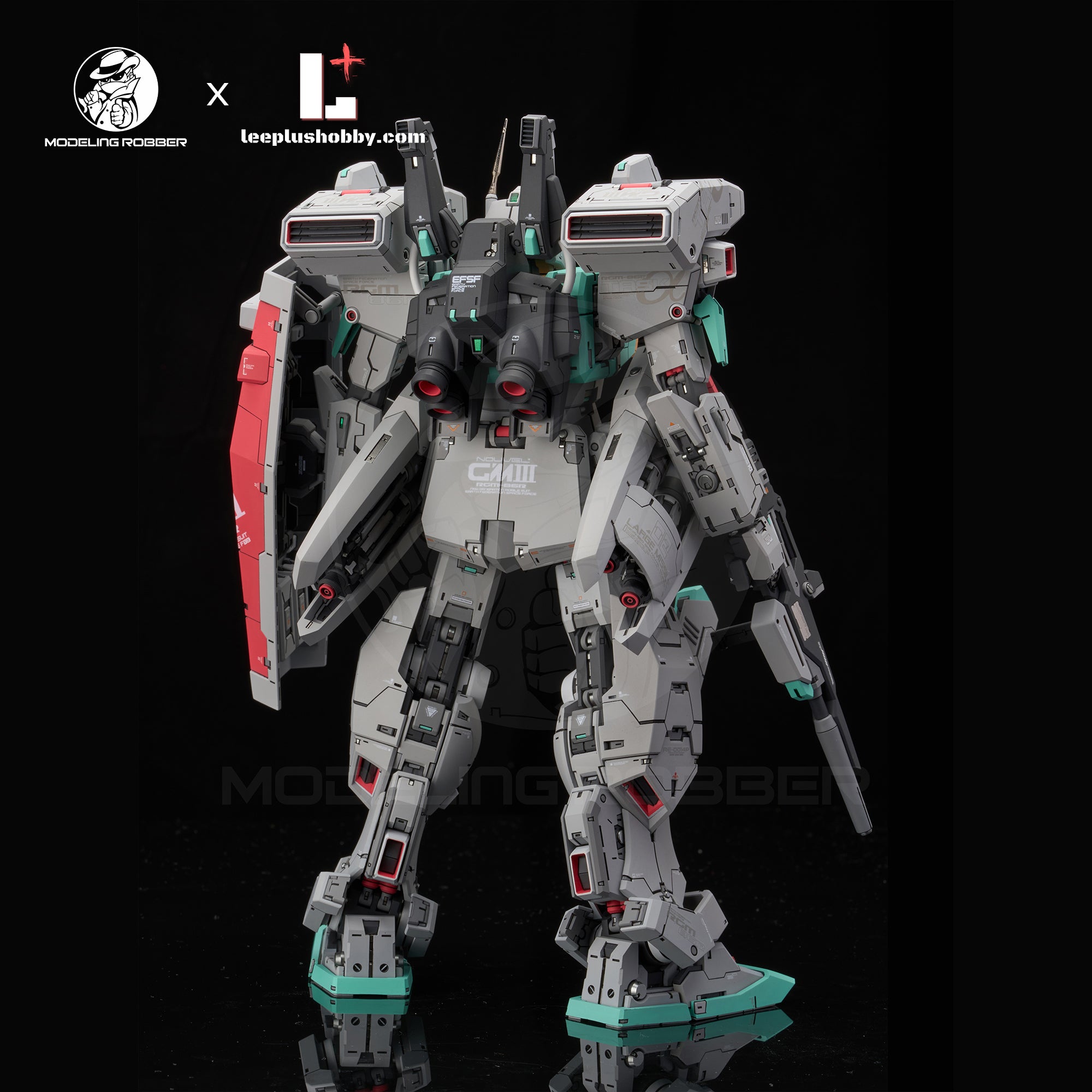 Modeling Robber 1/100 RGM-86R GM III full resin kit detail view 2