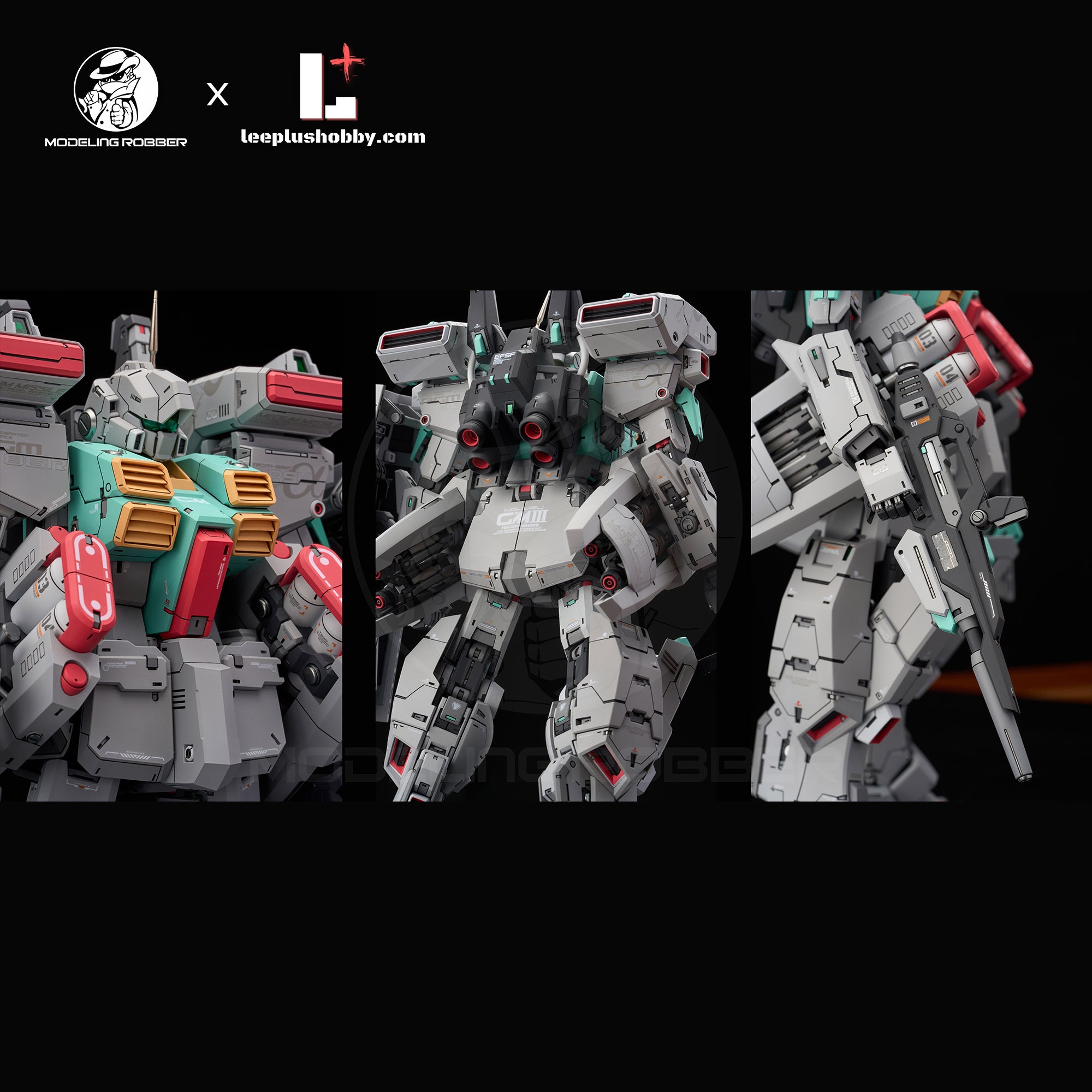 Modeling Robber 1/100 RGM-86R GM III full resin kit detail view 4