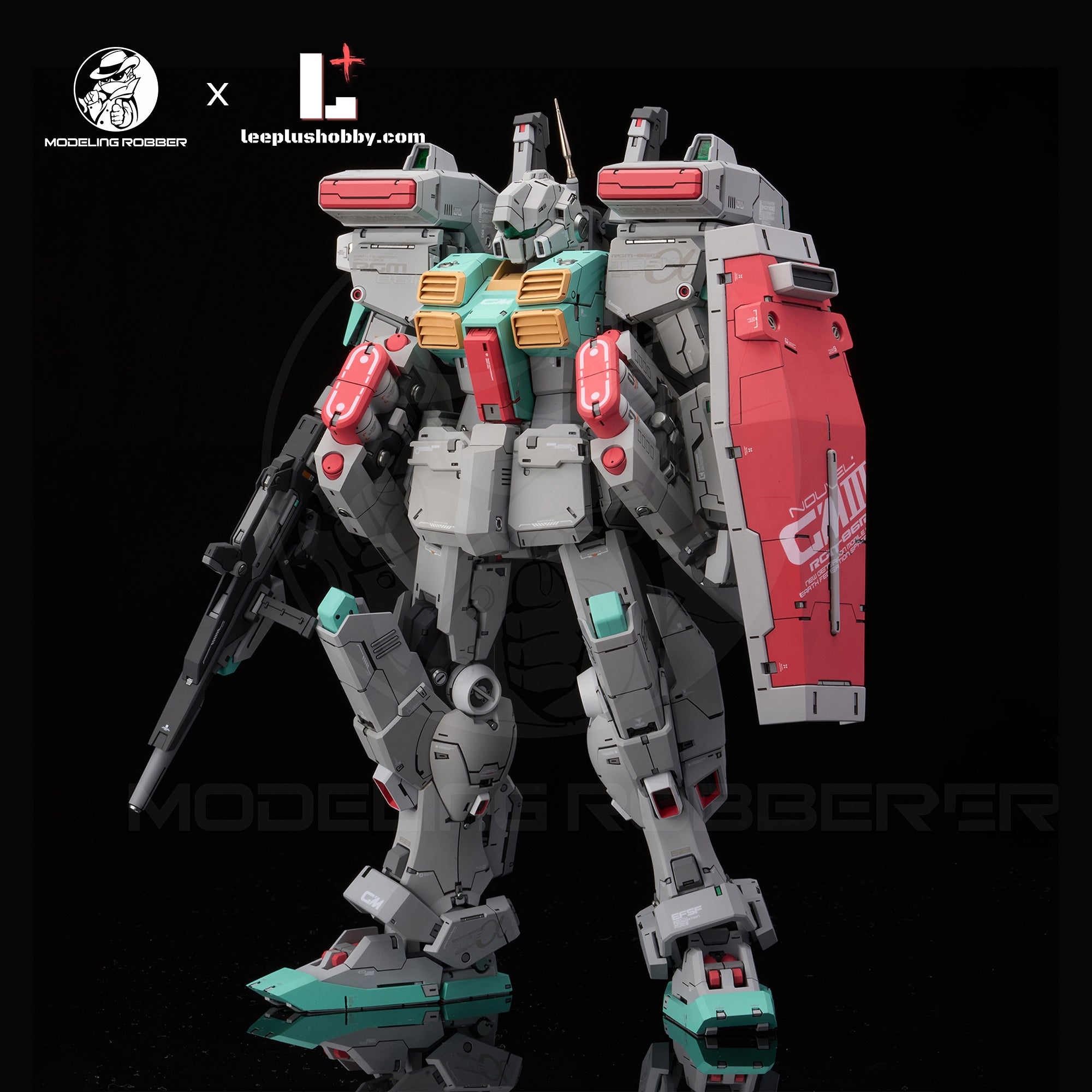 Modeling Robber 1/100 RGM-86R GM III full resin kit detail view 3
